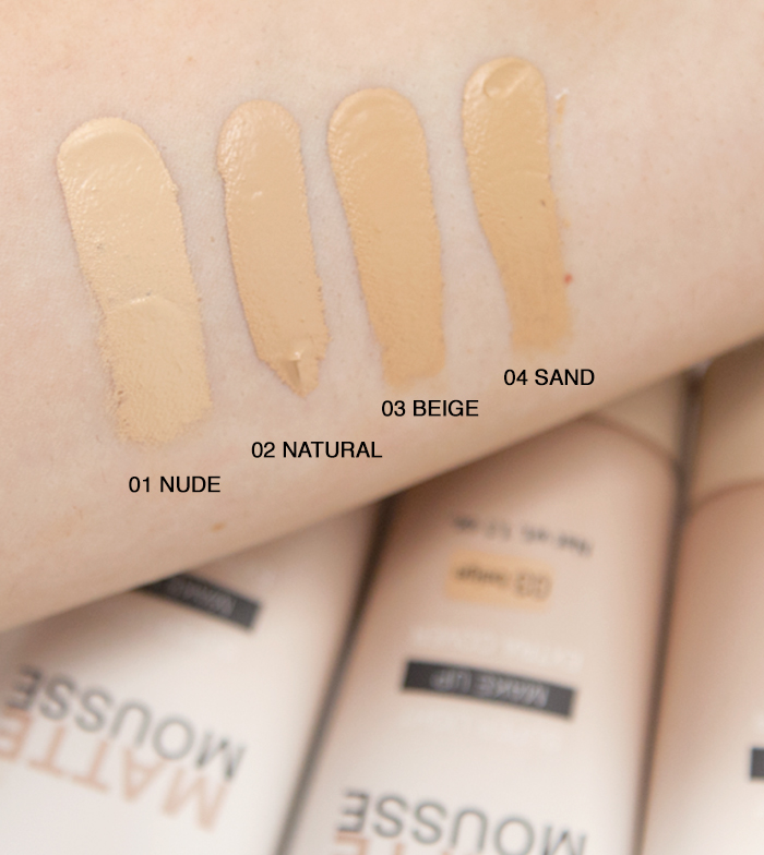 mousse matte foundation