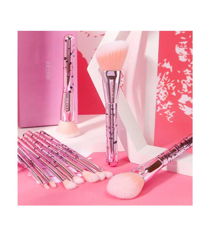 Buy Docolor - Brushes Set (11 pieces) - Bubble Gum | Maquibeauty