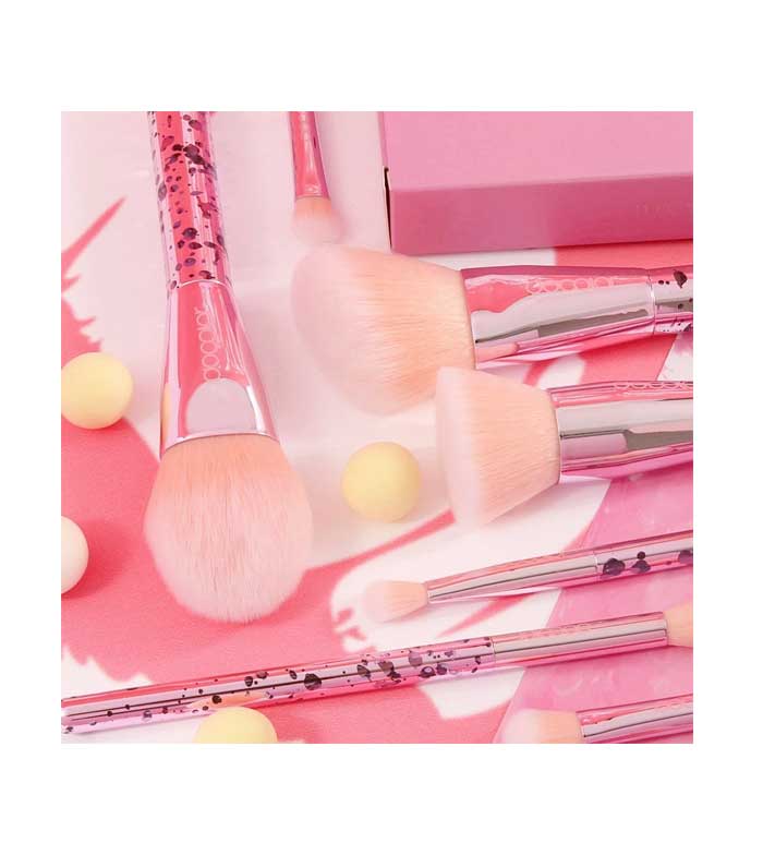 Buy Docolor - Brushes Set (11 pieces) - Bubble Gum | Maquibeauty