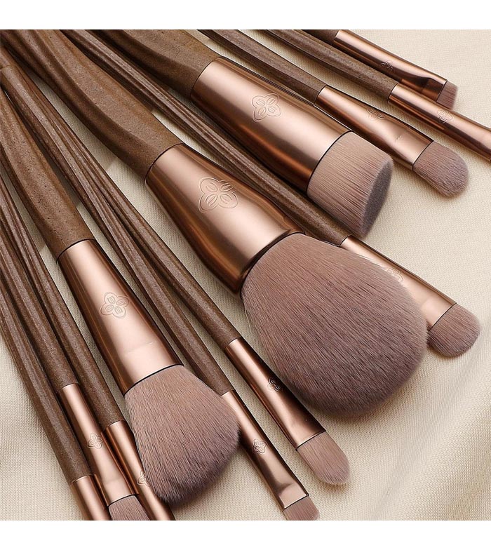 EigshowBeauty Ecopro 12 PCS Coffee Makeup Brush Kit – EIGSHOW Beauty