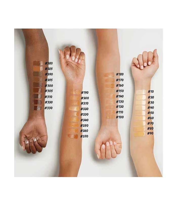 warm caramel foundation