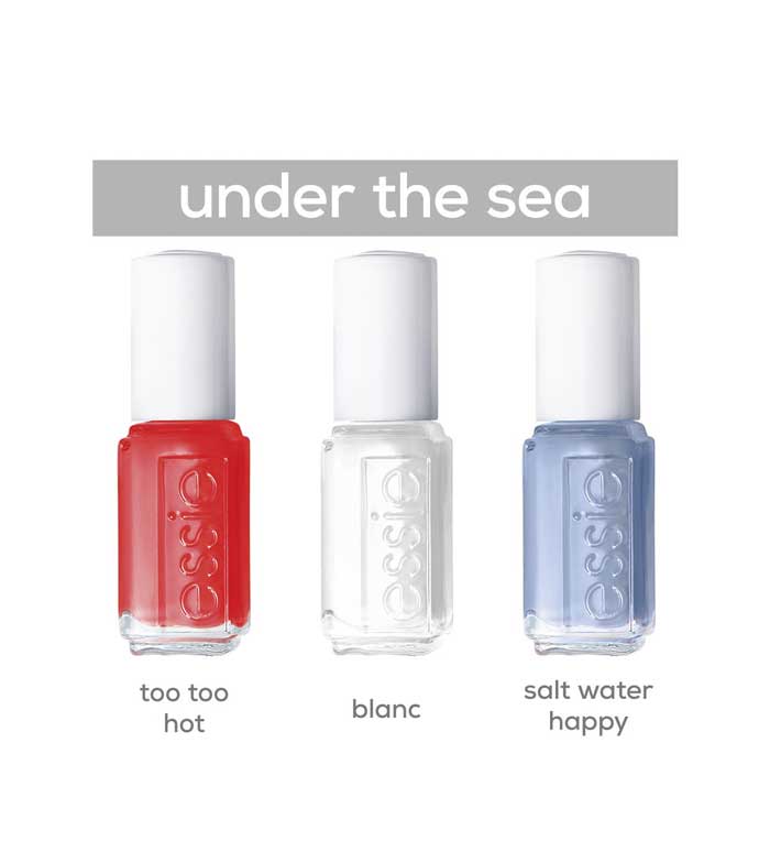 - *Summer Nail Mini Kit* The Essie Polish Buy - - Under | Sea Set Maquillalia