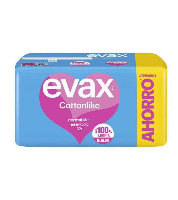 Buy Evax Normal Compresses Wings Cottonlike 32 Units Maquibeauty