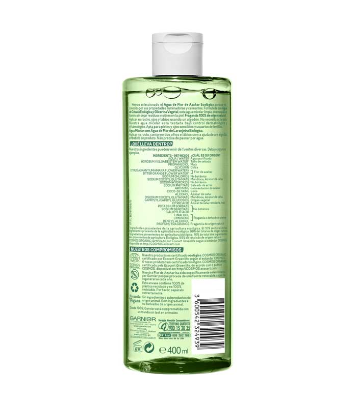 garnier micellar water orange