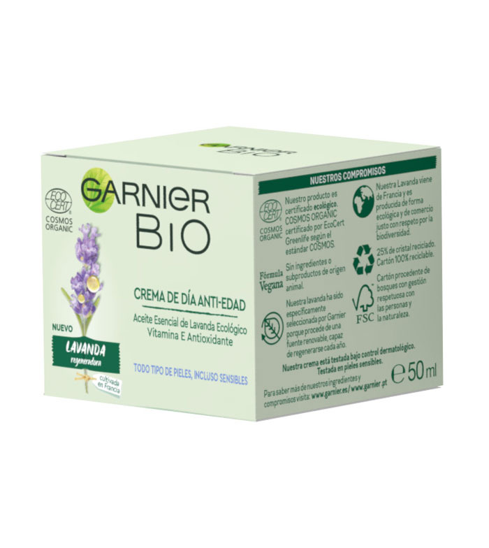 Buy Garnier BIO - Regenerating Organic of and E Anti-Age Maquillalia Day Lavender Essential Cream and Oil Vitamin | Argan