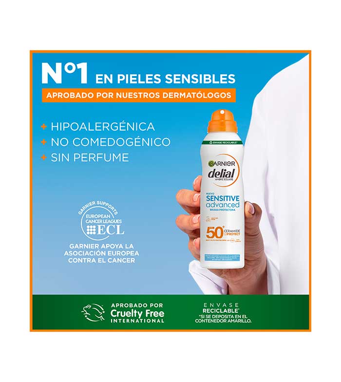 Buy Garnier - Protective Mist Sensitive Advanced Delial FPS50+ Ceramide  Protect