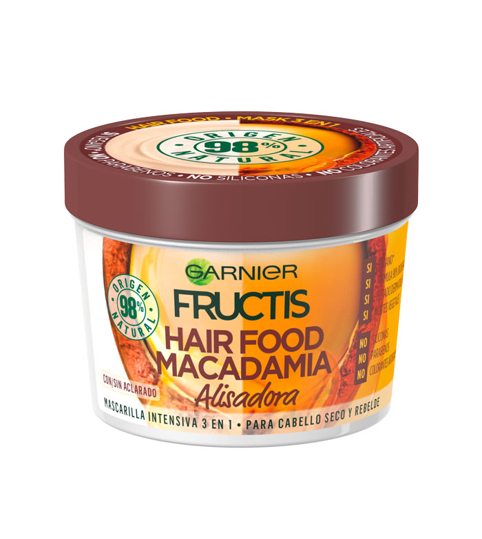 Buy Garnier - Fructis Hair Food Mask 3 in 1 - Macadamia: Dry and rebellious  hair | Maquibeauty