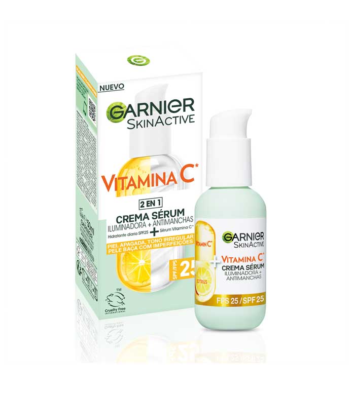 Buy Garnier Skin Active Vitamin C Brightening And Anti Blemish Serum Cream Maquibeauty