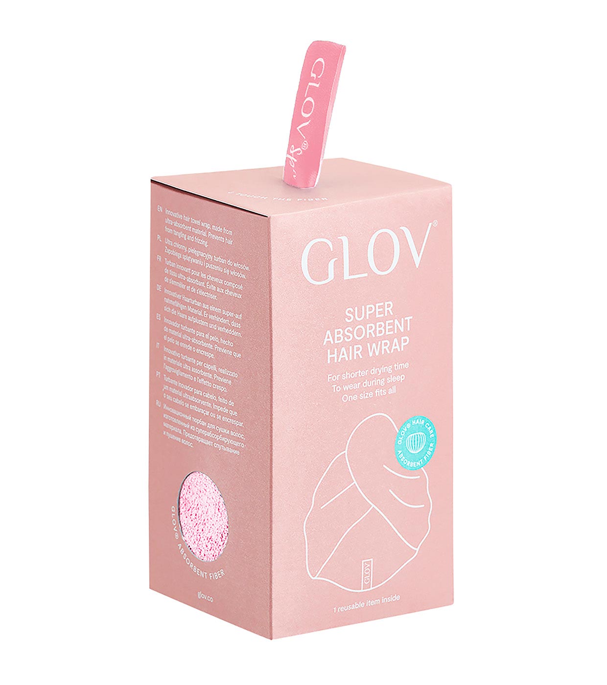 Buy GLOV - Microfiber hair towel Hair Wrap - Pink | Maquibeauty