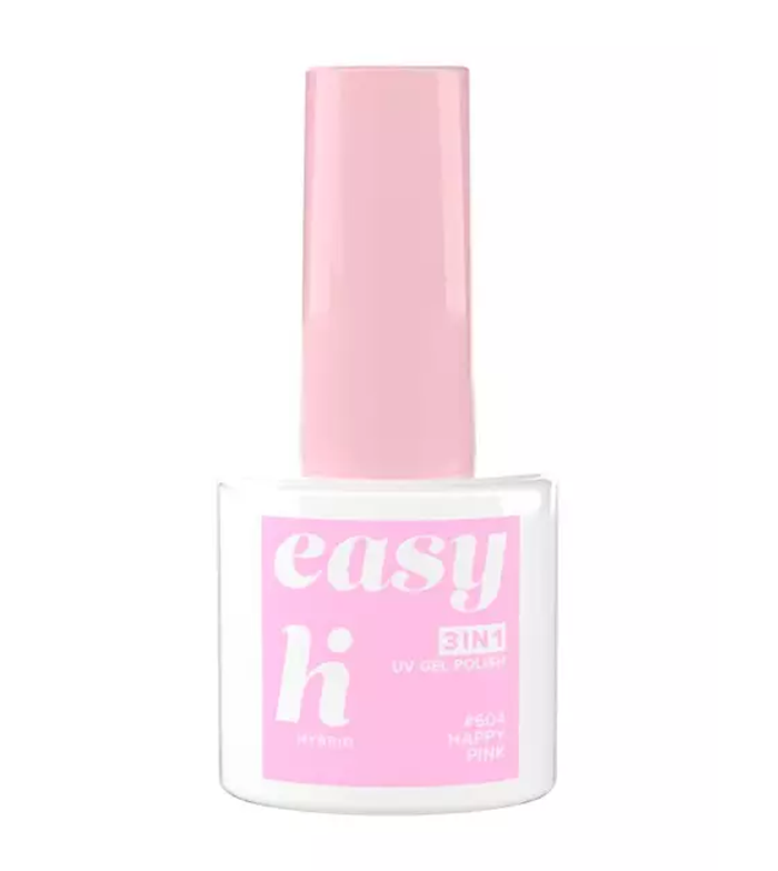 Buy Hi Hybrid - *Easy 3 in 1* - Semi-Permanent Nail Polish - 604: Happy  Pink | Maquibeauty