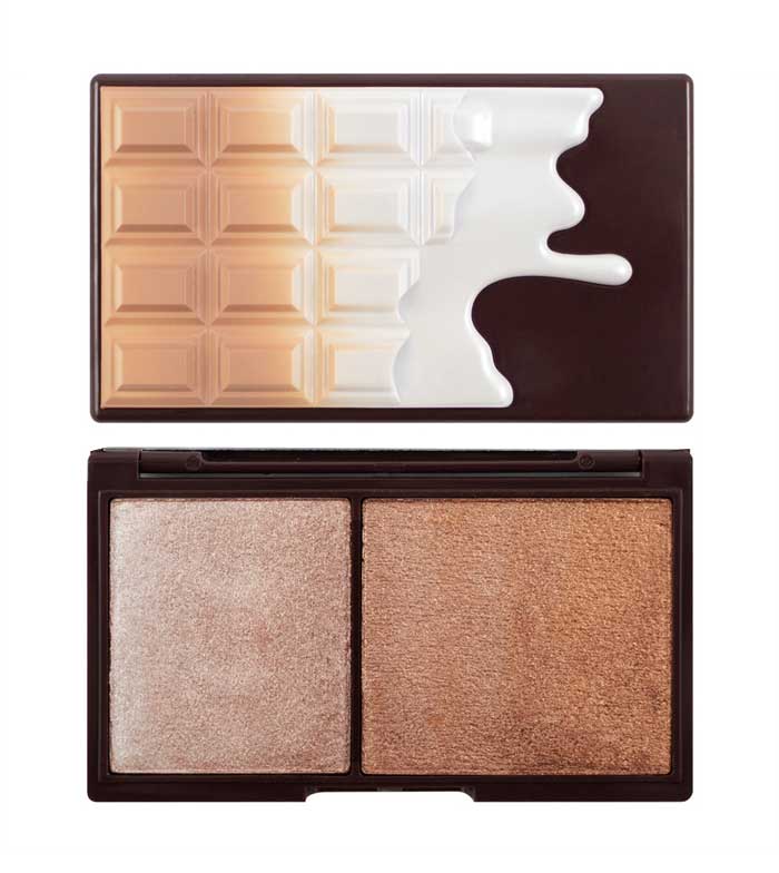 highlight and bronzer