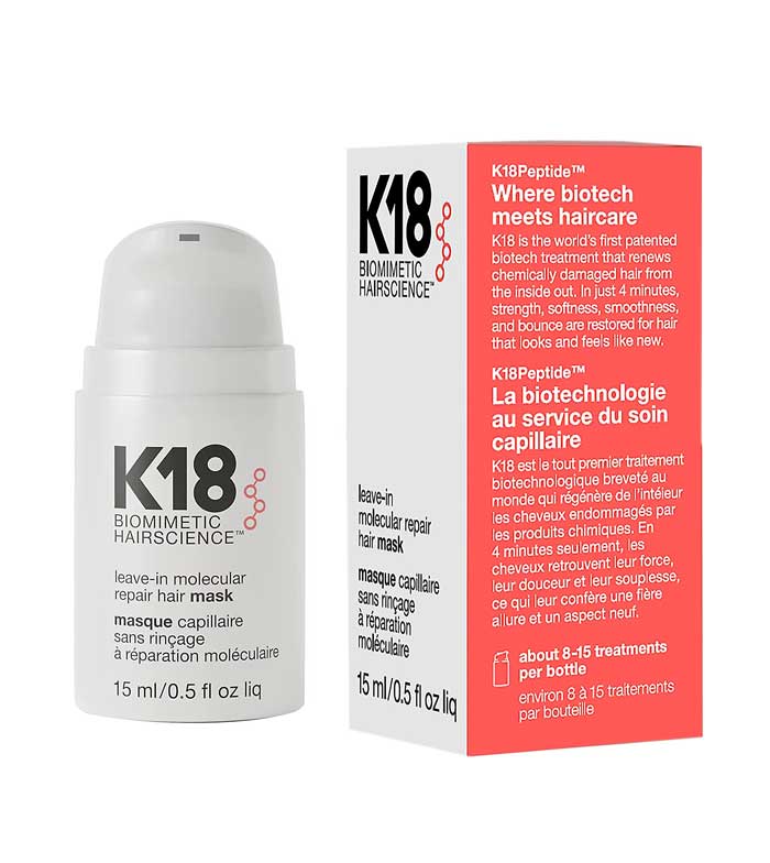 K18 - Repair mask without rinsing Leave-In Molecular Repair - 15ml