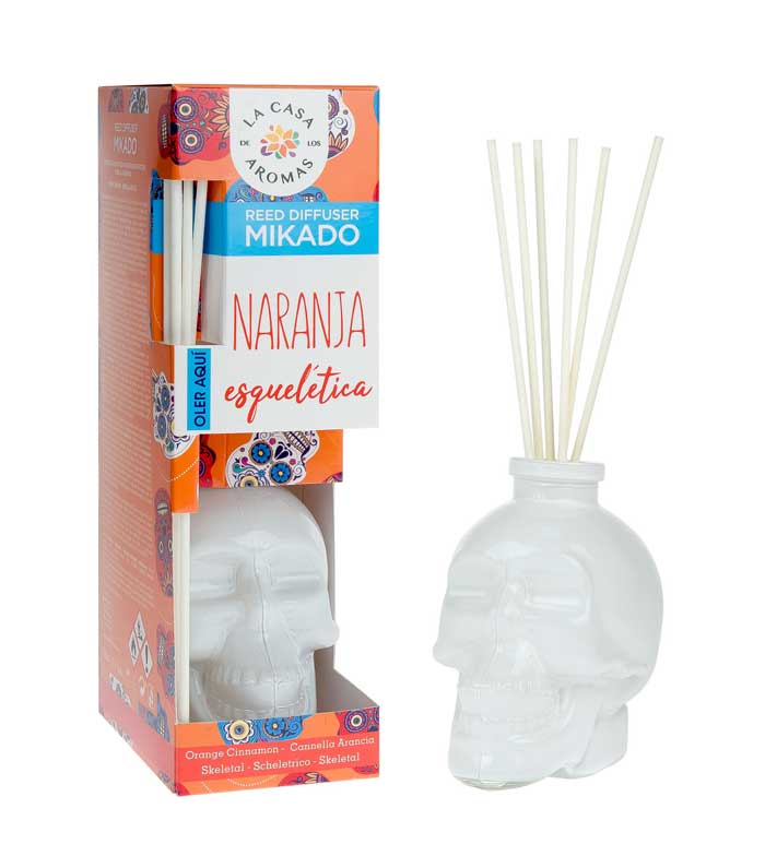 Buy La Casa De Los Aromas Calavera Mikado Air Freshener 100ml Skeleton Orange Maquibeauty