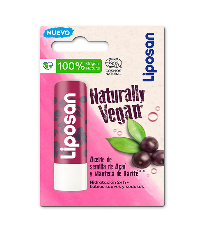 Buy Liposan - Lip balm Naturally Vegan - Açaí seed oil and shea butter