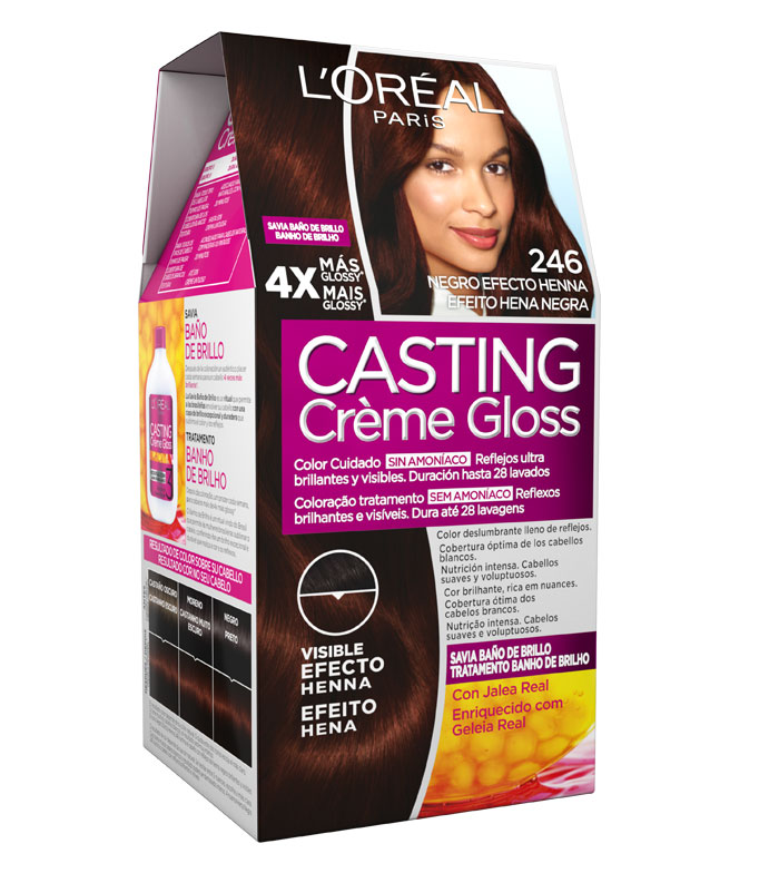 Buy Loreal Collection World Hennas Ammonia Free Color Casting Creme Gloss 246 Black Henna Effect Maquibeauty This hair colour, casting creme, is a little on the pricey side, but the conditioning effects are amazing. loreal collection world hennas ammonia free color casting creme gloss 246 black henna effect