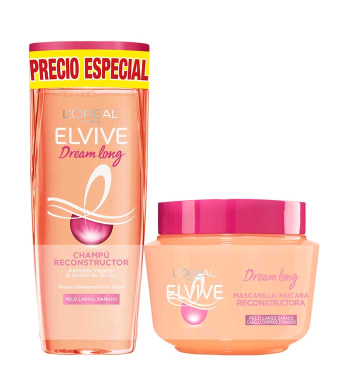 Buy Loreal - Reconstructive Shampoo and mask Pack Elvive Dream Long