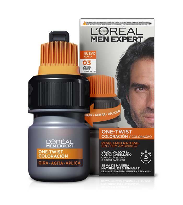 Buy Loreal Paris - Male hair coloring One-Twist Men Expert - 03: Dark Brown | Maquibeauty Buy Loreal Paris - Male hair coloring One-Twist Men Expert - 03: Dark Brown | Maquibeauty