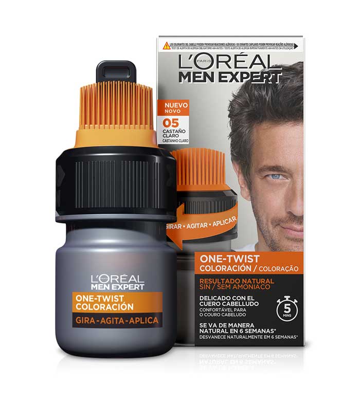 Buy Loreal Paris - Male hair coloring One-Twist Men Expert - 05: Light Brown | Maquibeauty Buy Loreal Paris - Male hair coloring One-Twist Men Expert - 05: Light Brown | Maquibeauty
