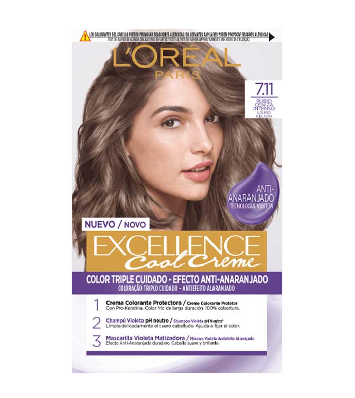 Buy Loreal Paris - Color Excellence Cool Creme - 7.11 Intense Ash