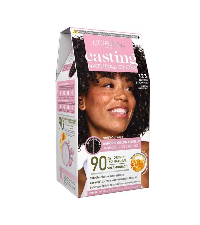 Buy Loreal Paris - Ammonia-free coloring Casting Natural Gloss - 123: Brownie black | Maquibeauty Buy Loreal Paris - Ammonia-free coloring Casting Natural Gloss - 123: Brownie black | Maquibeauty