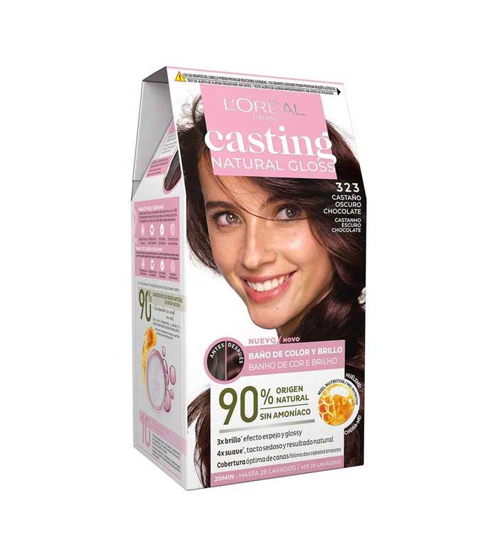 Buy Loreal Paris - Ammonia-free coloring Casting Natural Gloss - 323: Dark chocolate brown | Maquibeauty Buy Loreal Paris - Ammonia-free coloring Casting Natural Gloss - 323: Dark chocolate brown | Maquibeauty