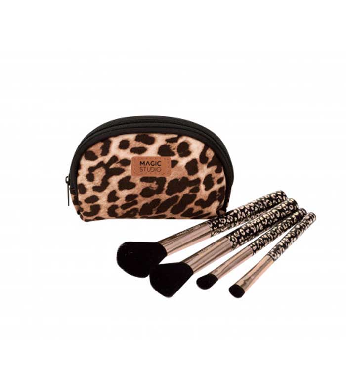 Wild Safari Set Of 4 Brushes Savage