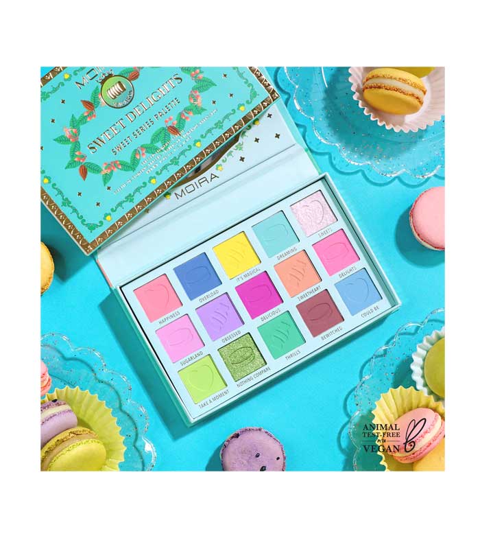 Buy Moira - *Sweet Series*- Pressed Pigment Palette Sweet Delights |  Maquibeauty
