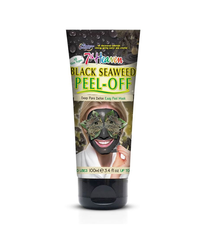 Black seaweed peel off mask 7th heaven