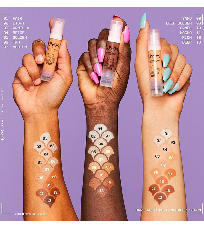 Buy Nyx Professional Makeup - Concealer Serum Bare With Me - 03: Vanilla | Maquibeauty
