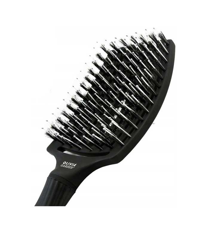 Buy Olivia Garden - Hairbrush Fingerbrush Combo Large - Black | Maquillalia