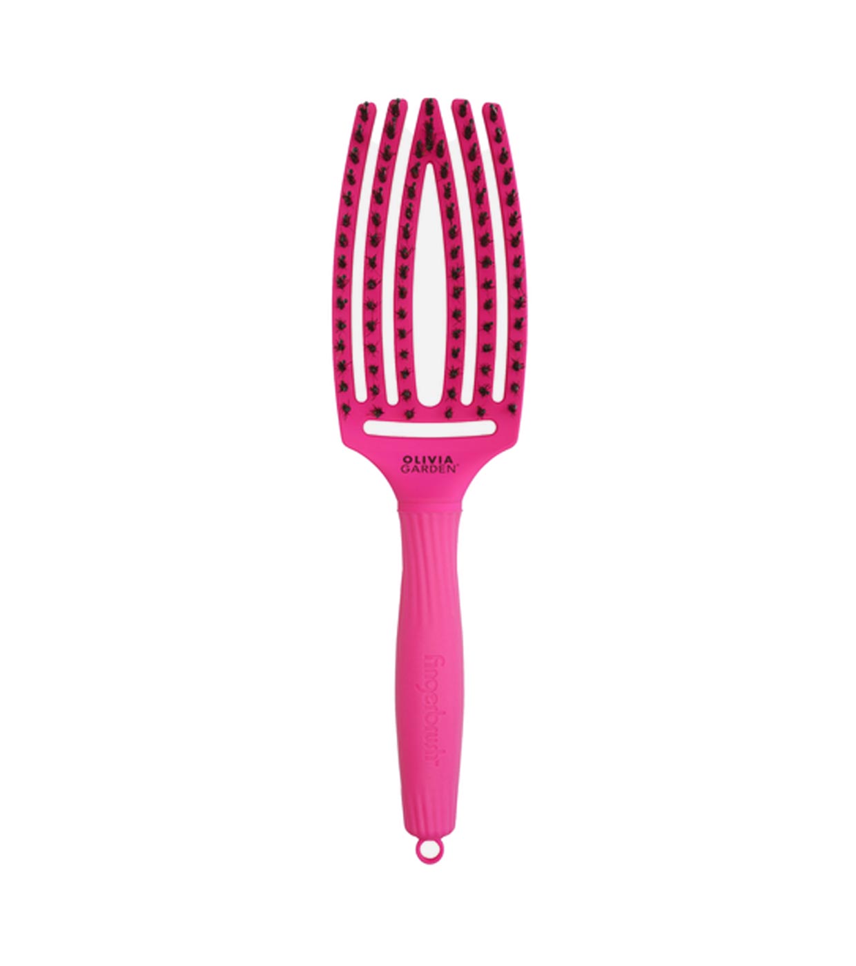 Buy Olivia Garden - - | Neon Maquillalia Pink* Combo Pink Hair Fingerbrush - *Think Brush Medium