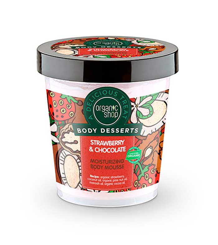 Buy Organic Shop Body Desserts Body Mousse Strawberry And Chocolate Maquibeauty