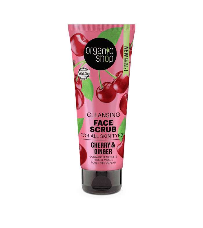 Buy Organic Shop - Cleansing Facial Peeling - Ginger and Cherry |  Maquibeauty