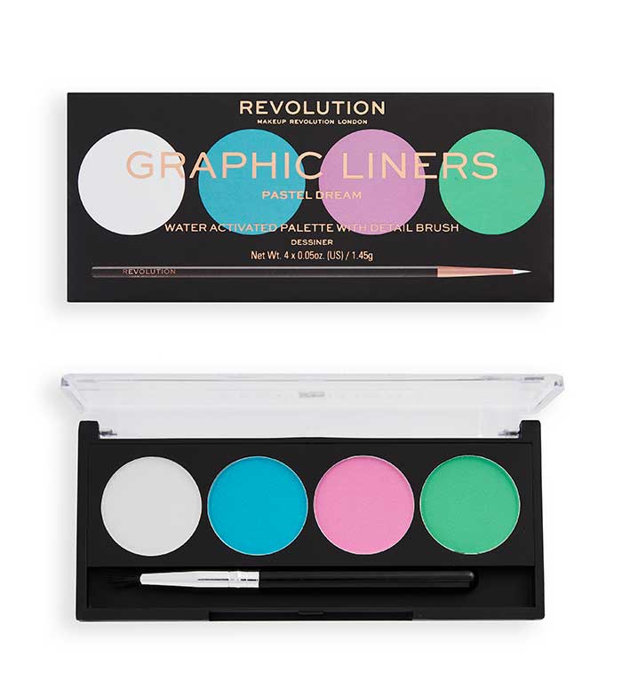 Makeup Revolution Water Activated Graphic Liner Palette Eyeliner Palette