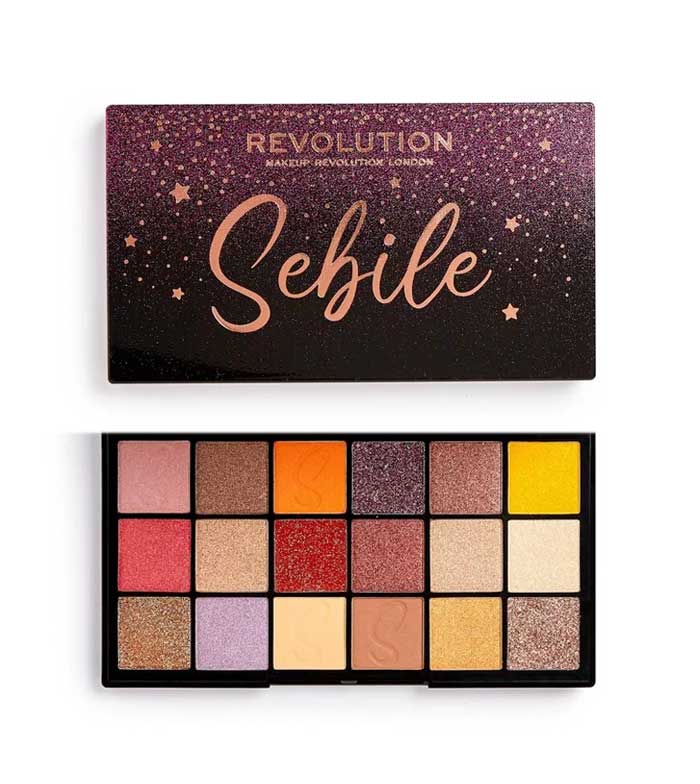 buy revolution sebile eyeshadow palette night 2 night maquibeauty