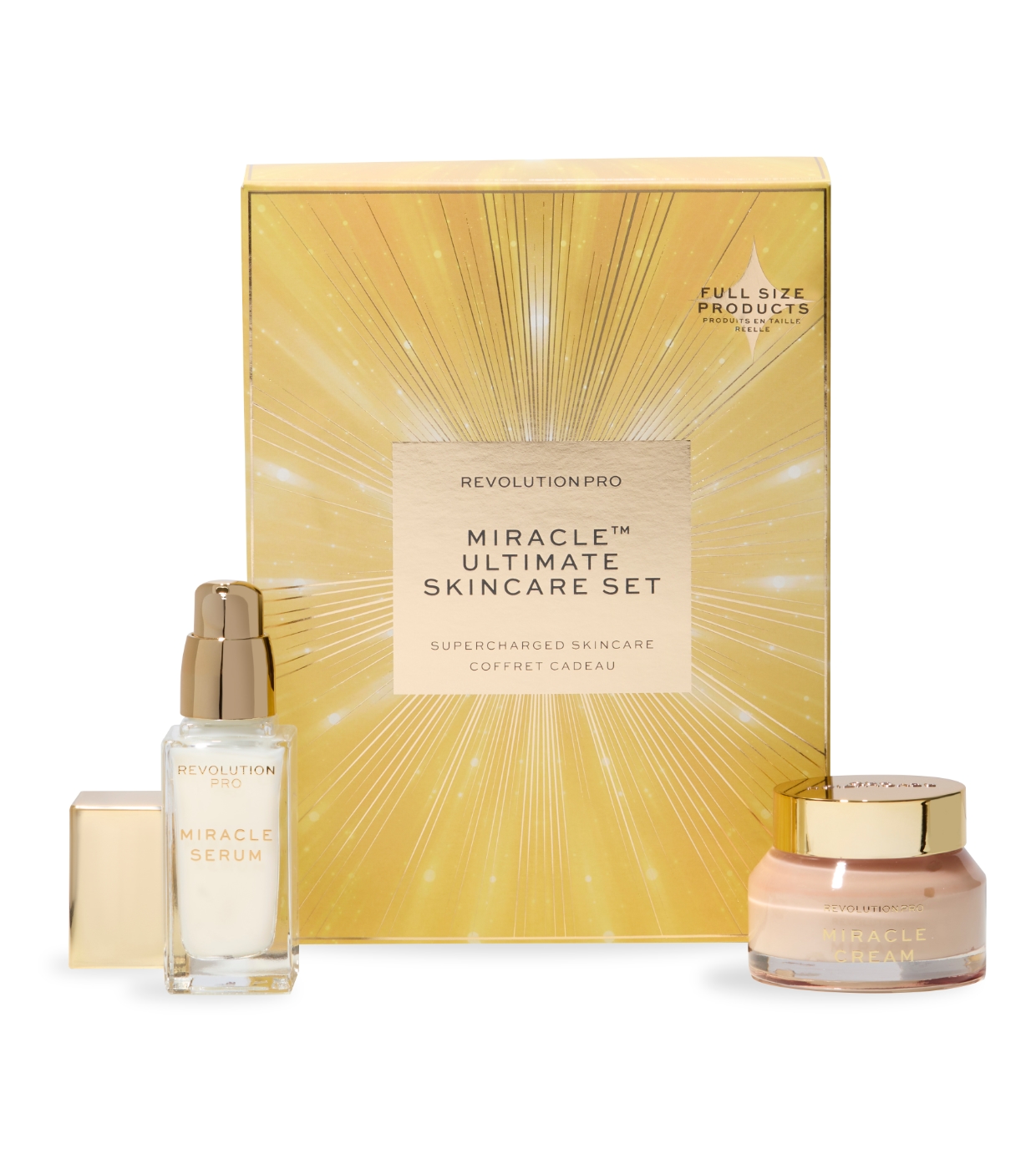 Revolution Pro Set Miracle Ultimate Skincare Miracle Cream Miracle Serum