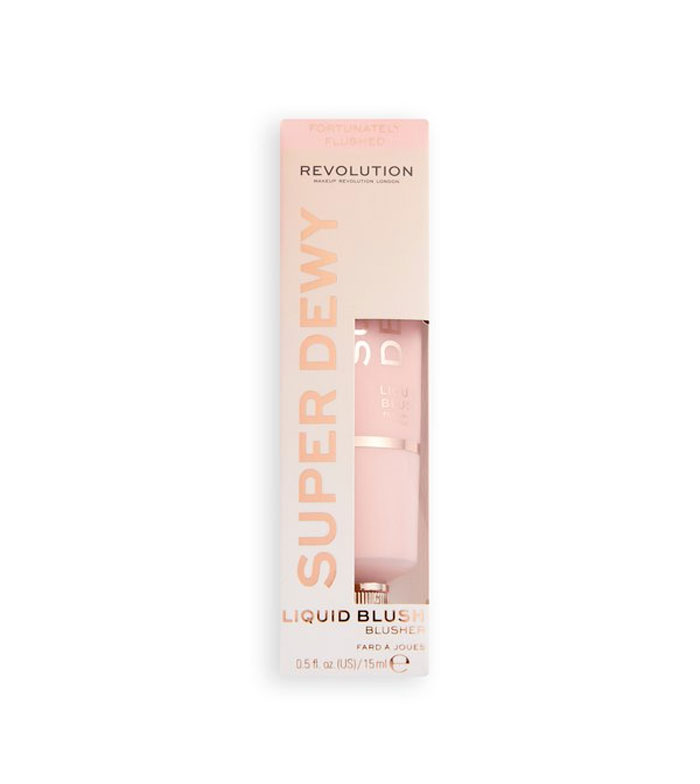 Buy Revolution Super Dewy Liquid Blush Fortunately Flushed Maquibeauty