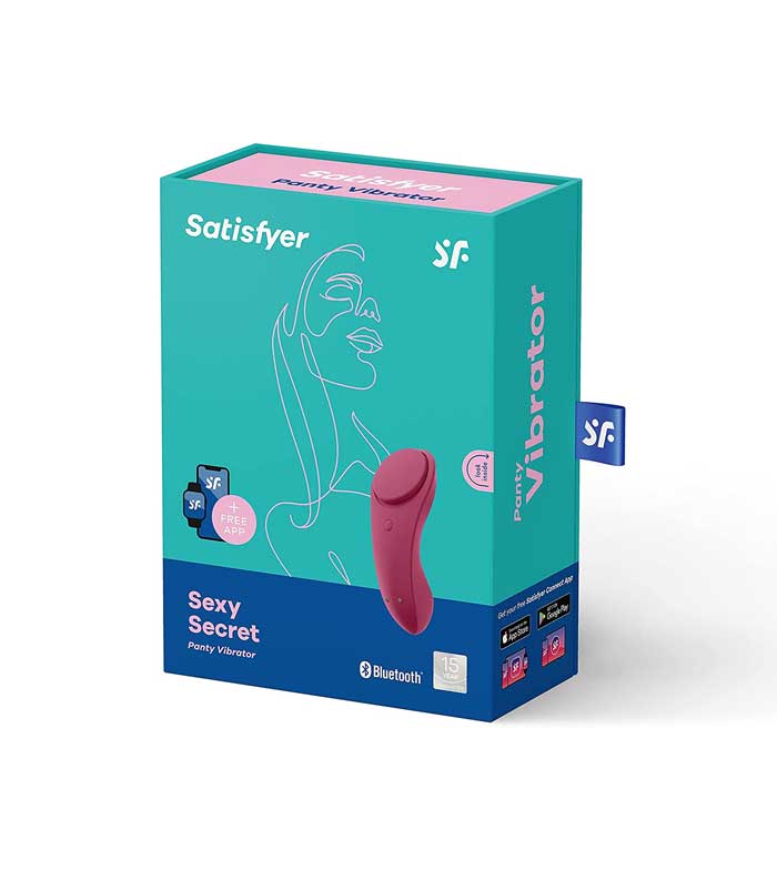 Buy Satisfyer - Sexy Secret Panty Stimulator - Red