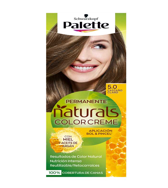 Buy Schwarzkopf - Palette Naturals Color Permanent dye - 5.0: Light Brown | Maquibeauty