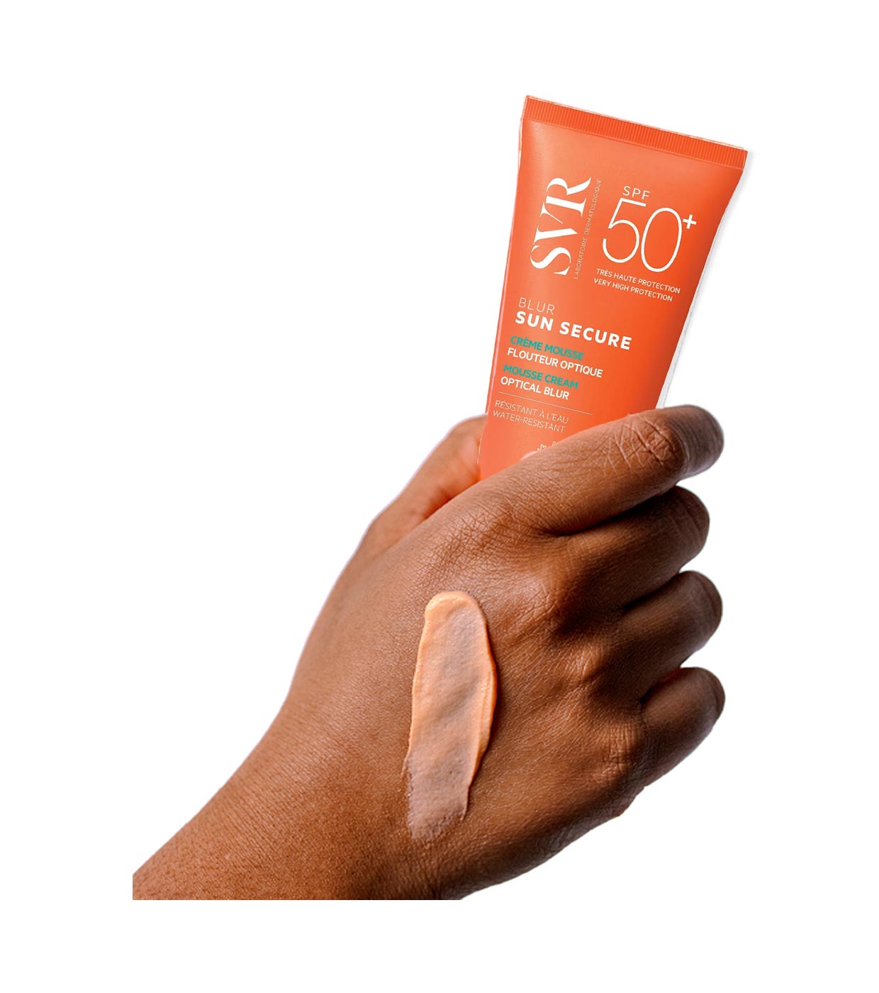 SVR Sun Secure Tinted sun mousse cream Blur SPF50