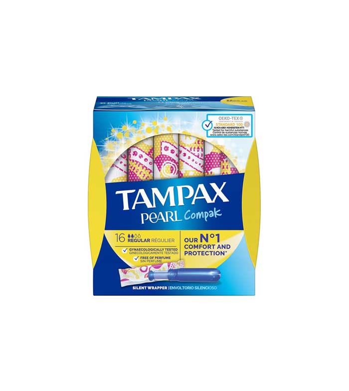 Buy Tampax Regular tampons Pearl Compak 16 units Maquillalia