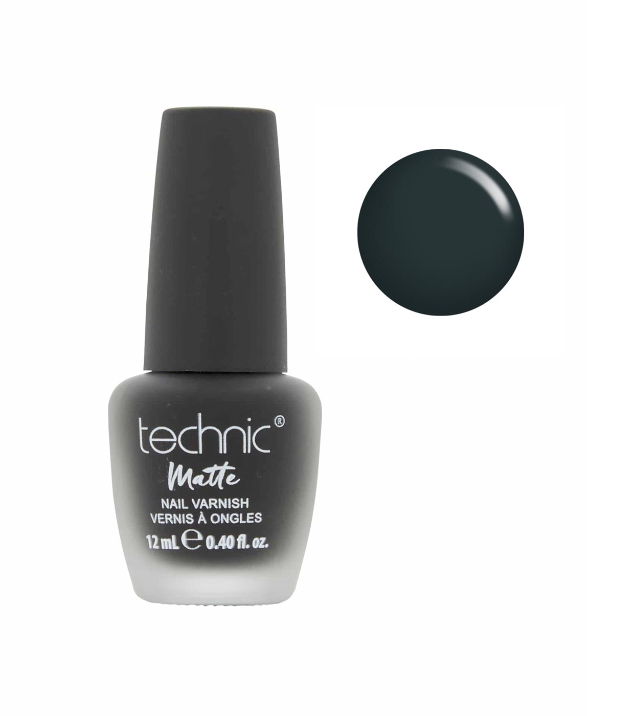 Matte nail polish on sale black