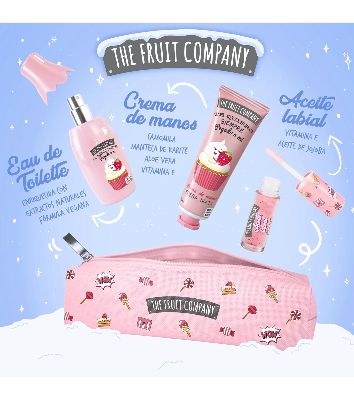 Buy The Fruit Company - Strawberry and Cream Gift Set