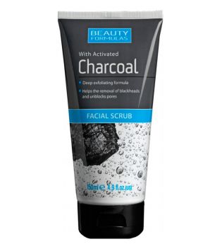 Beauty Formulas - Facial Scrub with Activated Charcoal