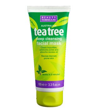 Beauty Formulas - Tea Tree Deep cleansing Mask