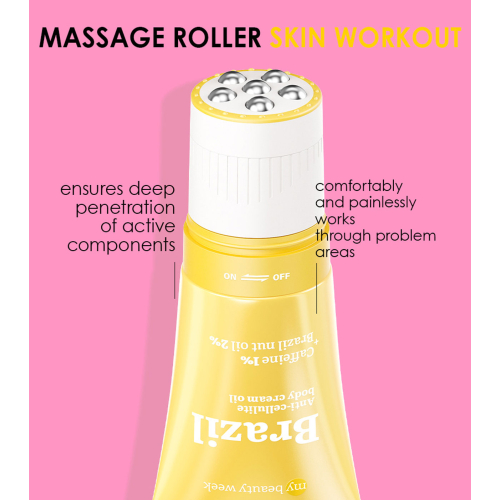 7DAYS - *My Beauty Week* - Anti-cellulite body roller cream-oil - Brazil
