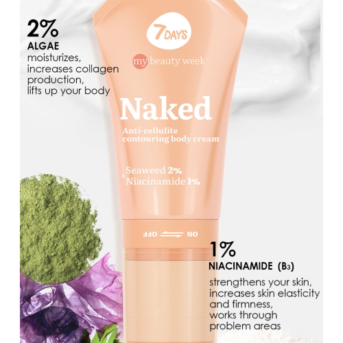 7DAYS - *My Beauty Week* - Anti-cellulite body roller cream - Naked