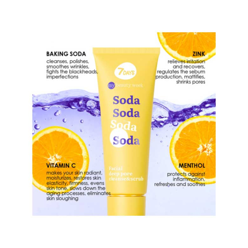 7DAYS - *My Beauty Week* - Pore Cleansing Facial Scrub Soda
