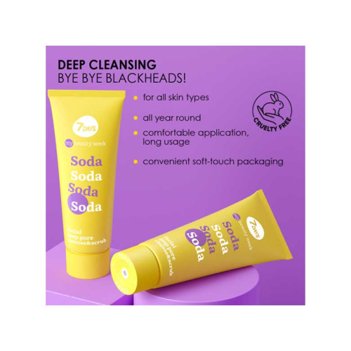7DAYS - *My Beauty Week* - Pore Cleansing Facial Scrub Soda