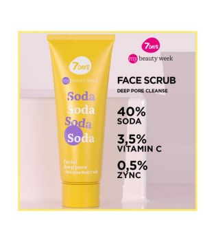 7DAYS - *My Beauty Week* - Pore Cleansing Facial Scrub Soda